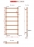 Медный полотенцесушитель FINCOPPER Loft FCL 1170х500 Ral 9005